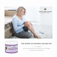 Beinwell Balsam (Beinwellsalbe) mit 100% natürlichem Beinwellextrakt zur Pflege von Muskeln und Gelenken