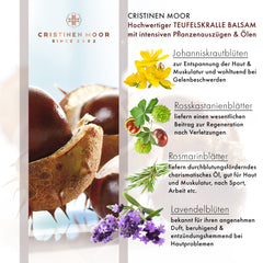 Hochwertiger Teufelskralle Balsam - 500ml - Gelenkpflege mit Rosmarinöl