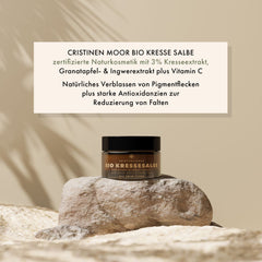 Bio Kressesalbe gegen Altersflecken und Pigmentflecken - zertifizierte Naturkosmetik