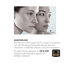 BIO HYALURON – ANTI AGING DAY CREAM mit Ceramide – für alle Hauttypen | zertifizierte Naturkosmetik