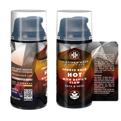 SPORTS BALM HOT - 100 ml mit Rosskastanie und Teufelskralle - im praktischen Spender