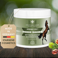 Pferde Balsam mit Teufelskralle und Cannabidiol (CBD) Pferdesalbe - in 2 Größen