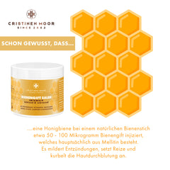 Bienengift Salbe hochdosiert 200 ml mit echtem Bienengift - Apitoxin, Kräuter Balm zur Pflege des Körpers