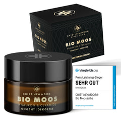 Bio Moossalbe mit Hyaluron und Ceramiden für Gesicht und Dekoltee