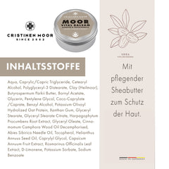 MOOR VITAL BALSAM - Moorsalbe mit Naturmoor und Campher zum Einreiben, intensiv mit Kräutern und ätherischen Ölen, durchblutungsfördernd für Muskeln und Gelenke 200 ml