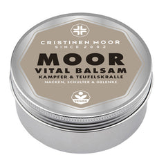 MOOR VITAL BALSAM - Moorsalbe mit Naturmoor und Campher zum Einreiben, intensiv mit Kräutern und ätherischen Ölen, durchblutungsfördernd für Muskeln und Gelenke 200 ml