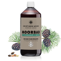 Moor Bad für die Badewanne - Naturbad für zuhause intensiv mit Heilmoor und Menthol, 1000 ml, durchblutungsfördernd