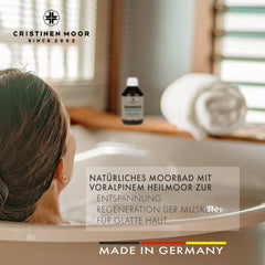 Moor Bad für die Badewanne - Naturbad für zuhause intensiv mit Heilmoor und Menthol, 1000 ml, durchblutungsfördernd