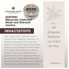 MOOR WÄRME BALSAM - Moorsalbe mit Naturmoor zum Einreiben, intensiv mit Kräutern und ätherischen Ölen, durchblutungsfördernd für Muskeln und Gelenke 200 ml