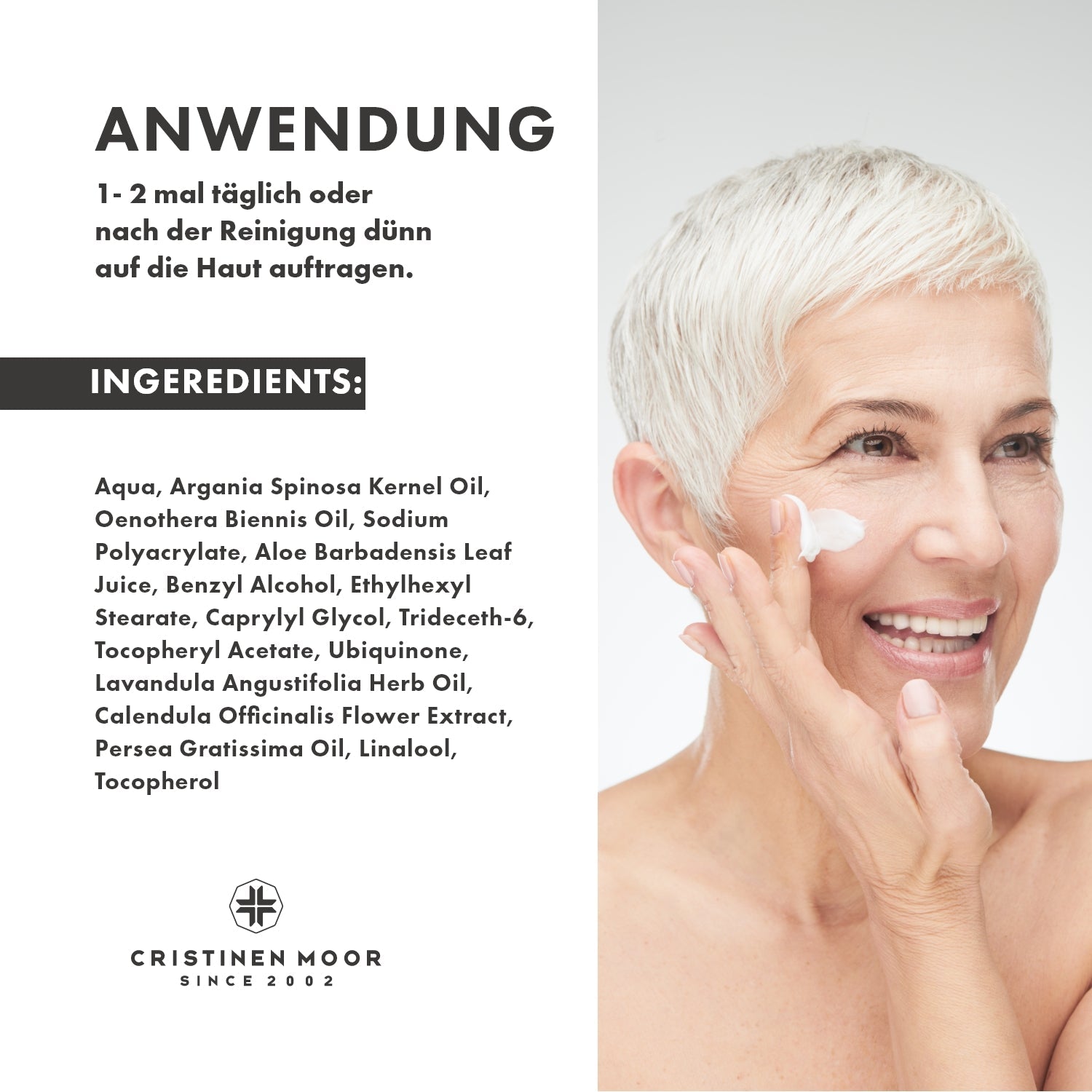 Q10 Balsam mit Nachtkerzenöl und Arganöl - Naturkosmetik - CristinenMoor